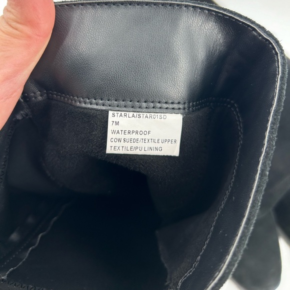 New Blondo Starla Waterproof Suede Over-the-Knee Boot Black Size 7 M Star01SD - Picture 9 of 15